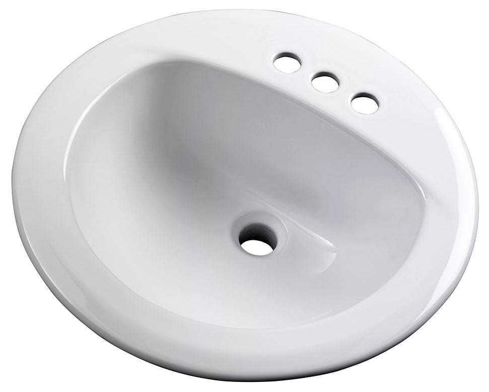 Gerber G0012884CH Sink Bathroom Self-Rimming Maxwell Round