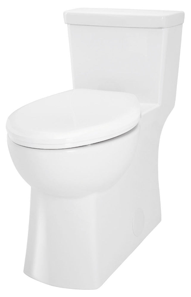 Gerber 21-187-CT Toilet White 1-Piece Elongated Bowl High Efficiency