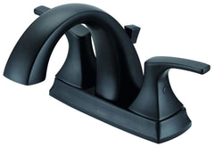 Gerber D307018BS Vaughn 2H Centerset Lavatory Faucet 1.2gpm Satin Black