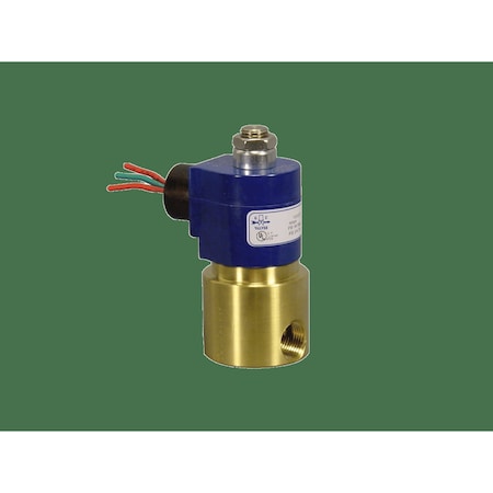 GC Valves S402GF02V9BF5 Brass Solenoid Valve 120V N/O 0-300 PSI