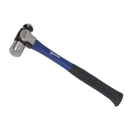 Williams 20544 16-Ounce Ball Pein Fiberglass Handle Hammer