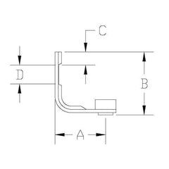 Rheem-Ruud 70-19929-02 Motor Mount Arm with Grommet