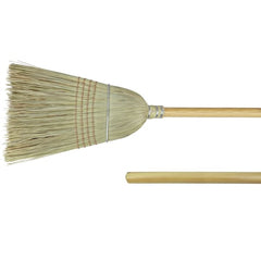 Weiler 44008 Upright & Whisk Broom 18 in Trim L Broom Corn/Rattan