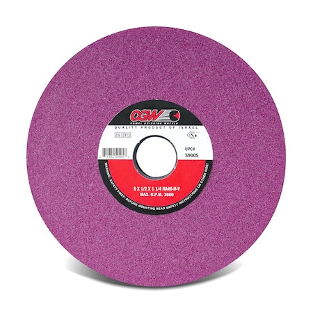 Cgw Abrasives 59009 Grinding Whl 8 Inches 3/4 Inches 1-1/4 Inches T5 RA46-H-V