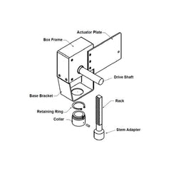 Belimo UGLK1008 Retrofit Kit for Siebe 1.5 to 2 inch VB9 Pre 94