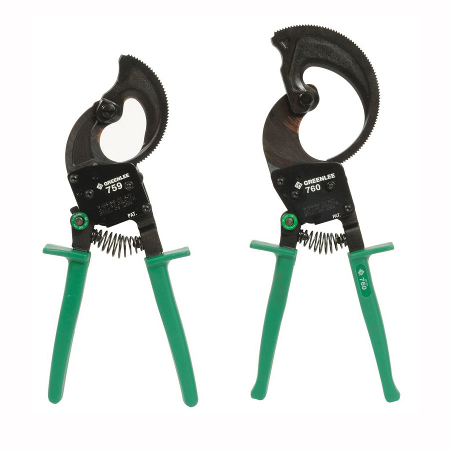 Greenlee 759 Compact Ratchet Cable Cutter 10-1/2 Overall Length