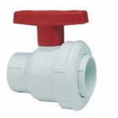 Spears 2411-015W Spears Ball Valve, FIPT White PVC 235 psi Single Entry