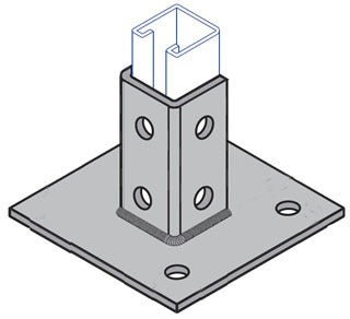 Haydon B-620-SQ-EG ZN POST BASE