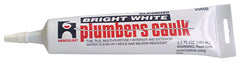 Hercules 25-605 Plumbers Caulk Tube 5.5 Fluid Ounce for Tub and Tile