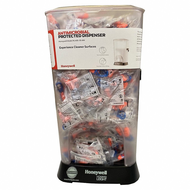 Honeywell Howard Leight HL400-XTR-30-AM Earplug Dispenser Antimicrobial PK 400