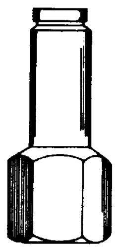 Holyoke Fittings 766-64 3/8 x 1/4 Push-To-Connect x FPT Straight Female Adapter