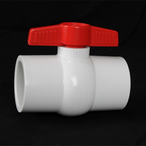 Hayward QVC1015SSEW 1.5 Inch PVC Compact Ball Valve White