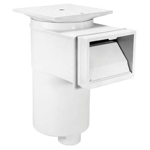 Hayward SP10841 Auto-Skim In-Ground Pool Skimmer, White, Square Lid, Vinyl and Fiberglass