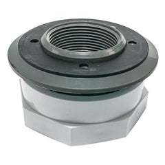 Hayward SP1408S2DGR 2 Inlet Fitting for Liner Pools w/ Face Plate (Dark Gray)