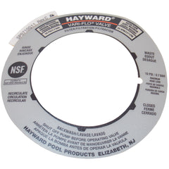 Hayward SPX0710G Label Plate Replacement