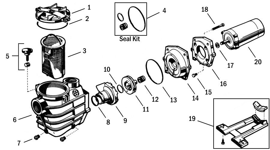 Hayward SPX3000D Super II Pump Strainer Cover