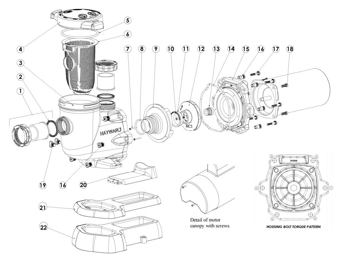 Hayward SPX3200M Hayward Pump Strainer Basket | SPX3200M