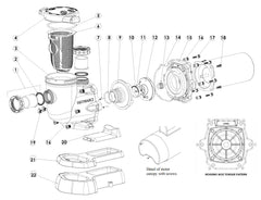 Hayward SPX3200M Hayward Pump Strainer Basket | SPX3200M