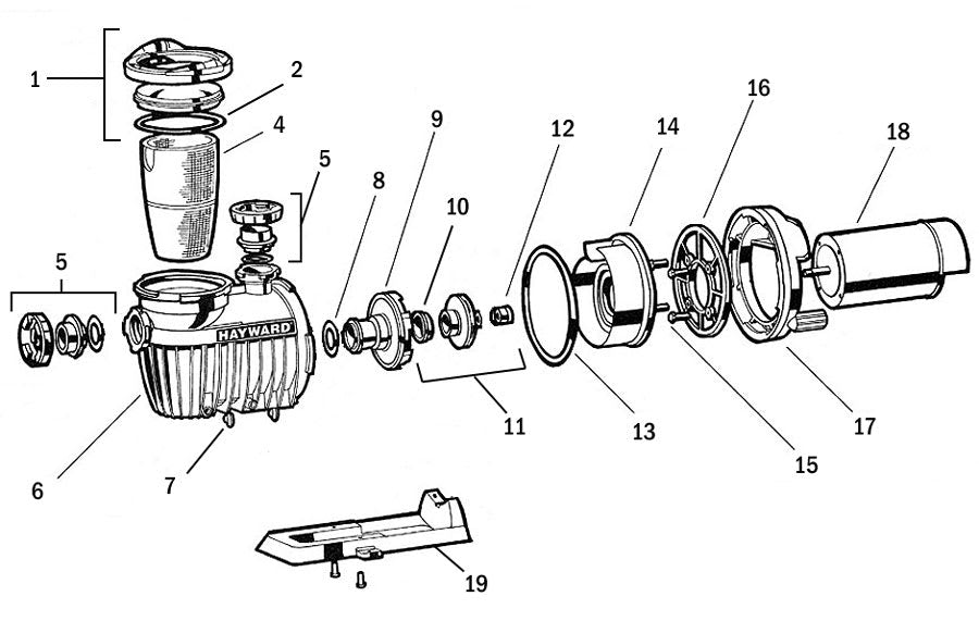 Hayward SPX4000Z1 O-Ring-Diffuser | Pump Parts