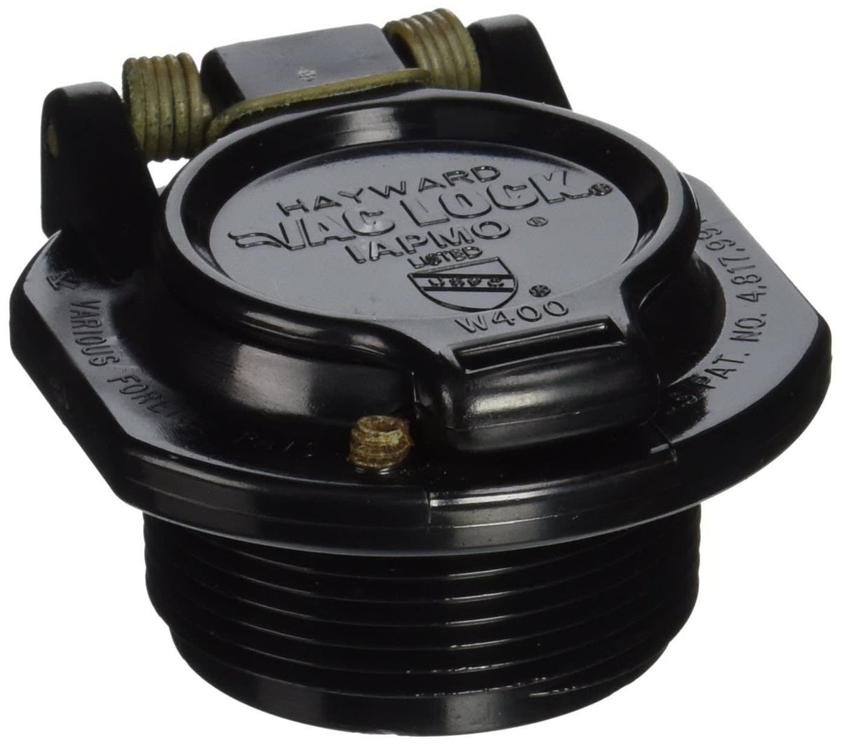 Hayward W400BBKP Black Free Rotation Vacuum Lock Safety Wall Fitting Replacement for Hayward Navigator Pool Cleaners