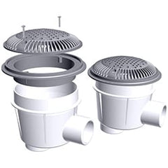 Hayward WG1154SDGRPAK2 Anti-Vortex Main Drain for Concrete Pools 8 Inch Diameter 2 Pack