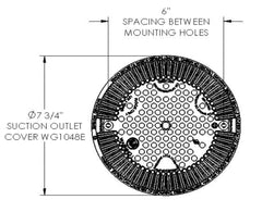 Hayward WGX1048E Anti-Vortex Drain Cover