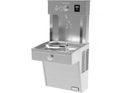 Halsey Taylor HTHBHVR8-NF HydroBoost Vandal-Resistant Bottle Filling Station & Single ADA Cooler Non-Filtered Refrigerated Stainless