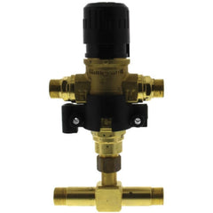 Honeywell UMV500-LF/U Honeywell UMV Series 3/8 inch x 3-5/32 inch L Lead-Free Brass Universal Undersink Thermostatic Mixing Valve