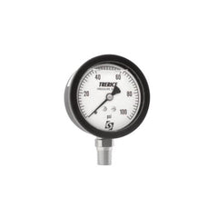 Trerice 800LFB2502LA600 Utility Pressure Gauge 0 to 600 psi 1/4 in MNPT Connection 2-1/2 in Dial Diameter