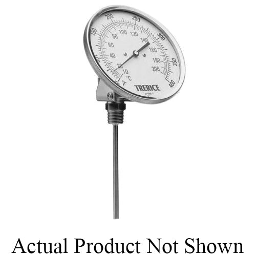 Trerice B8360206 Bi-Metal Thermometer 3 in Dial 1/2 in NPT