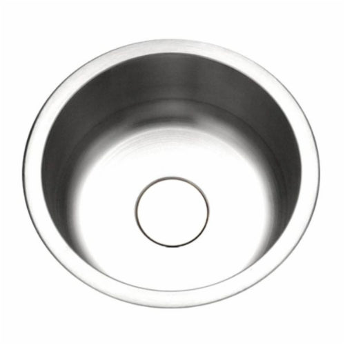 Hamat USA ASP-18RB-1 Round Bowl Bar/Prep Sink Undermount Stainless Steel