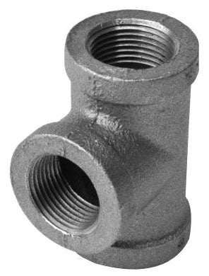 Ward 1D.BMT TEE PIPE 1-1/2IN FNPT 150LB MI BK DOM