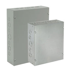 HOFFMAN ASE6X6X6 Pull/Junction Box, Screw-Cover, Type 1, 6H x 6W x 6D, Steel, with knockouts