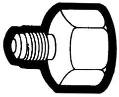 Holyoke Fittings 446-64 Reducing 3/8X3/8X1/4 FL RED TEE