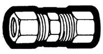 Holyoke Fittings 62-2 Union Fitting 1/8 Compression x Compression