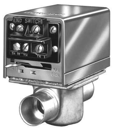 HONEYWELL Honeywell V8043F1036/U 3/4 sweat zone valve with screw terminals and end switch