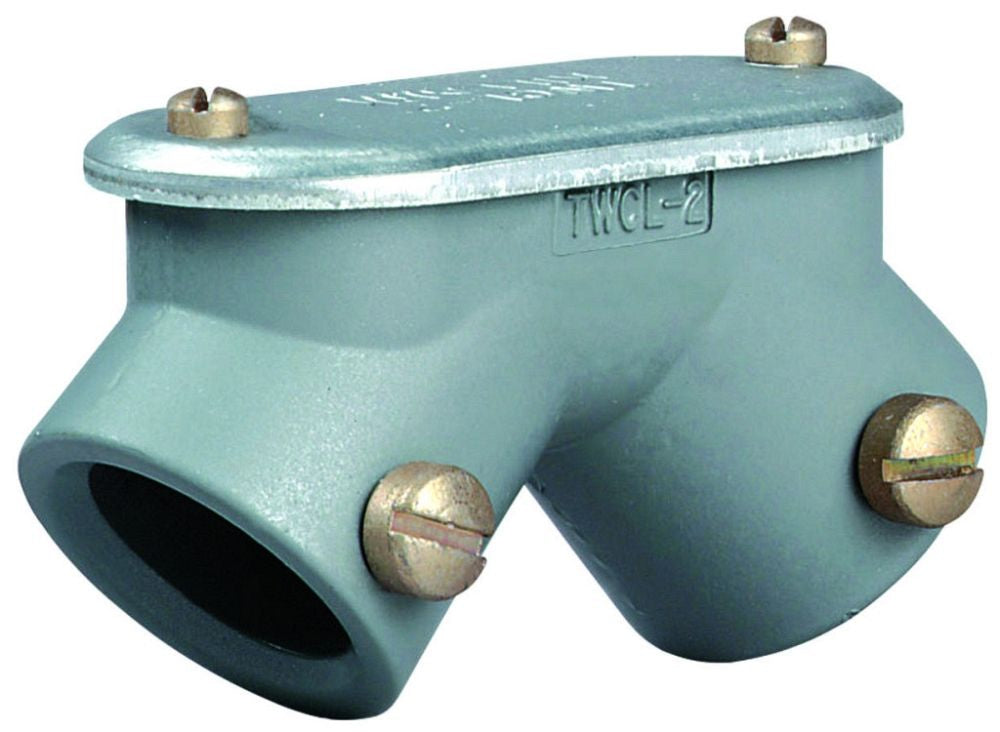 Hubbell TWCL-1 TW Series Male to Female Pulling Elbow, 1/2 in Trade, 90 deg