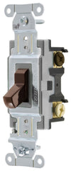 Hubbell CSB420 Switch, Spec, 4W, 20A 120/277V, B+S, BR