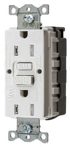 Hubbell GFTWRST15SNAPW Wiring GFCI Receptacle 15A Self Test White