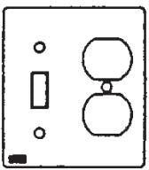 Hubbell KP18 Faceplate, KP Ser, 2 Gang