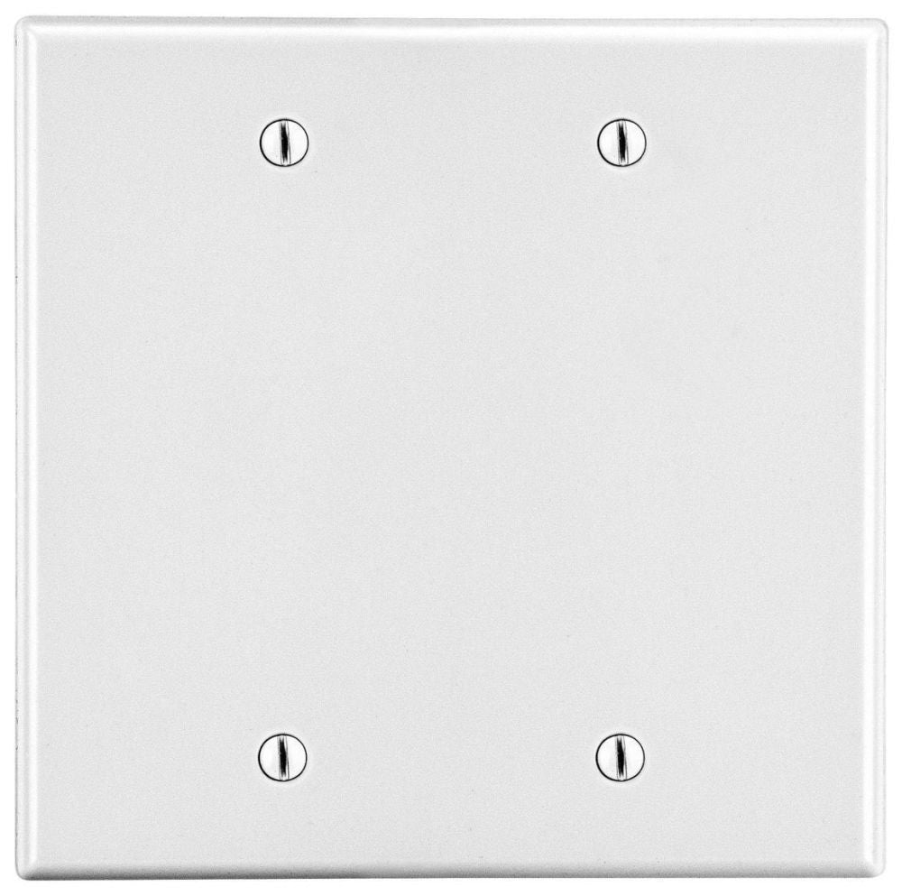 Hubbell P23W Wallplate, 2-G, 2) Box MT