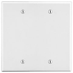 Hubbell P23W Wallplate, 2-G, 2) Box MT