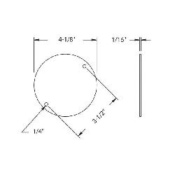 Hubbell 5374-0 RACO WP CVR 4 RND BLANK GRY