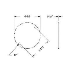 Hubbell 5374-0 RACO WP CVR 4 RND BLANK GRY