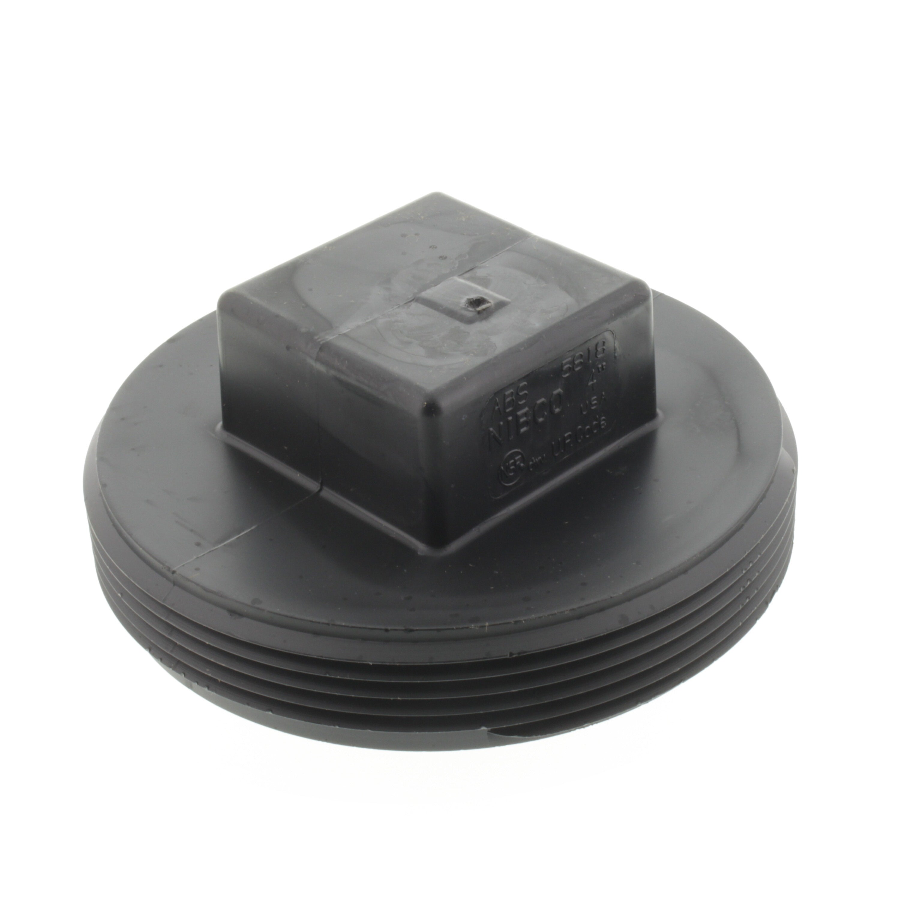 NIBCO I177400 DWV Plug 4 in Nominal MNPT ABS