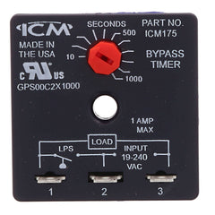 ICM ICM175B Bypass Timer 240VAC 10-1000 Seconds Adjustable