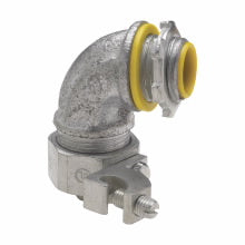 Crouse-Hinds LTB12590G 1-1/4 Inch Malleable Iron Insulated 90 Degrees Liquidtight Conduit Connector