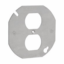 Crouse-Hinds TP336 Steel Flat Octagon Box Cover 4 Inch