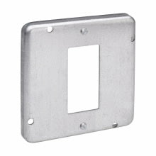 Crouse-Hinds TP738 Square Surface Cover 4-11/16 for One Ground Fault Interrupter