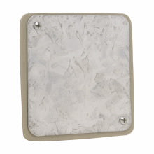 Crouse-Hinds TP850 Square Cover 4 in Gasketed with Captive Screws